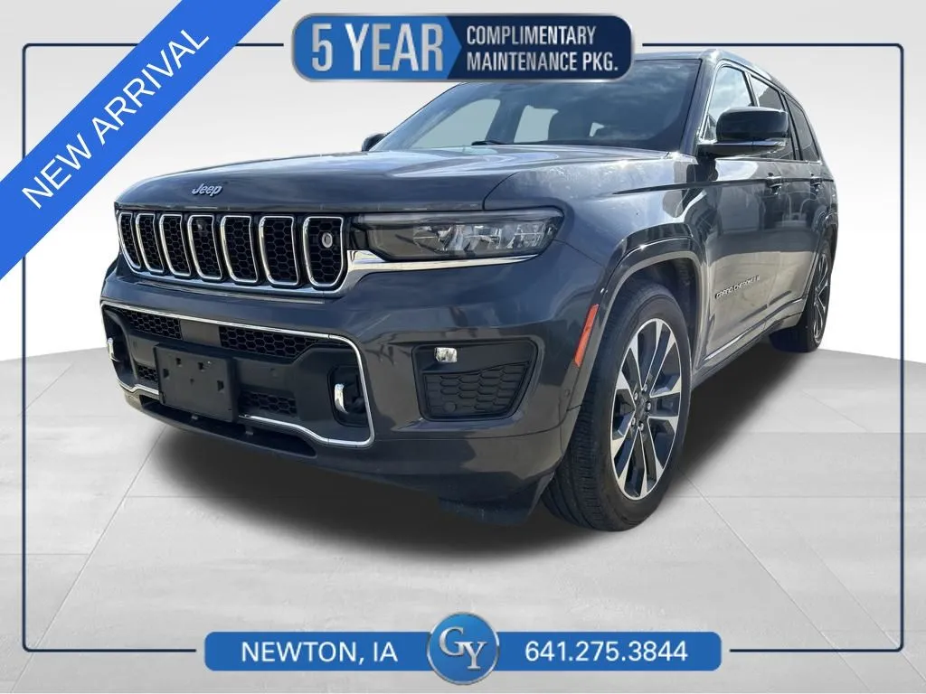 Gray 2022 Jeep Grand Cherokee L Overland for sale in Newton, IA