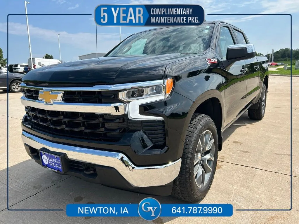 Black 2026 Chevrolet Silverado 1500 LT for sale in Newton, IA
