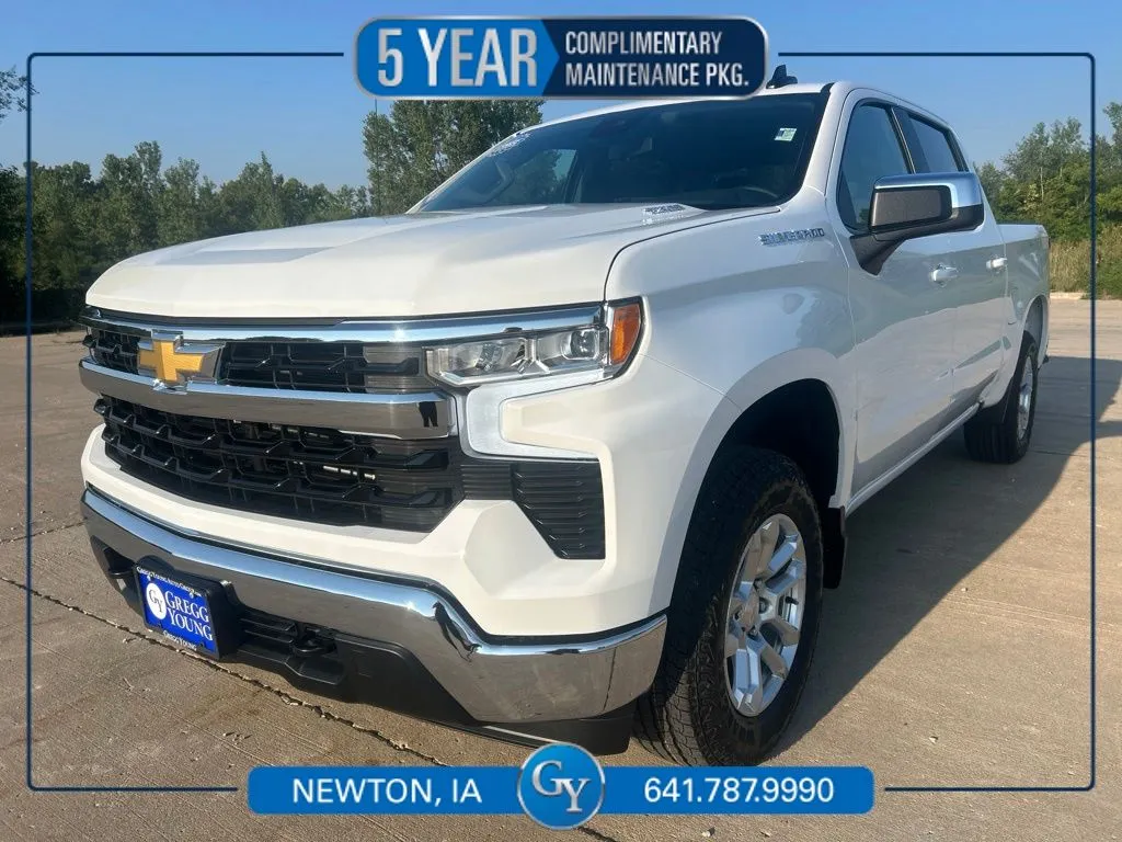 White 2026 Chevrolet Silverado 1500 LT for sale in Newton, IA