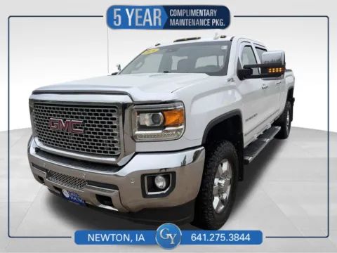 White 2016 GMC Sierra 3500 HD Denali for sale in Newton, IA