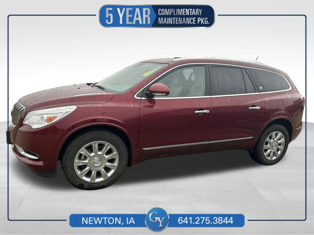 Red 2015 Buick Enclave Leather Group for sale in Newton, IA