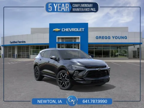 Black 2026 Chevrolet Blazer RS for sale in Newton, IA