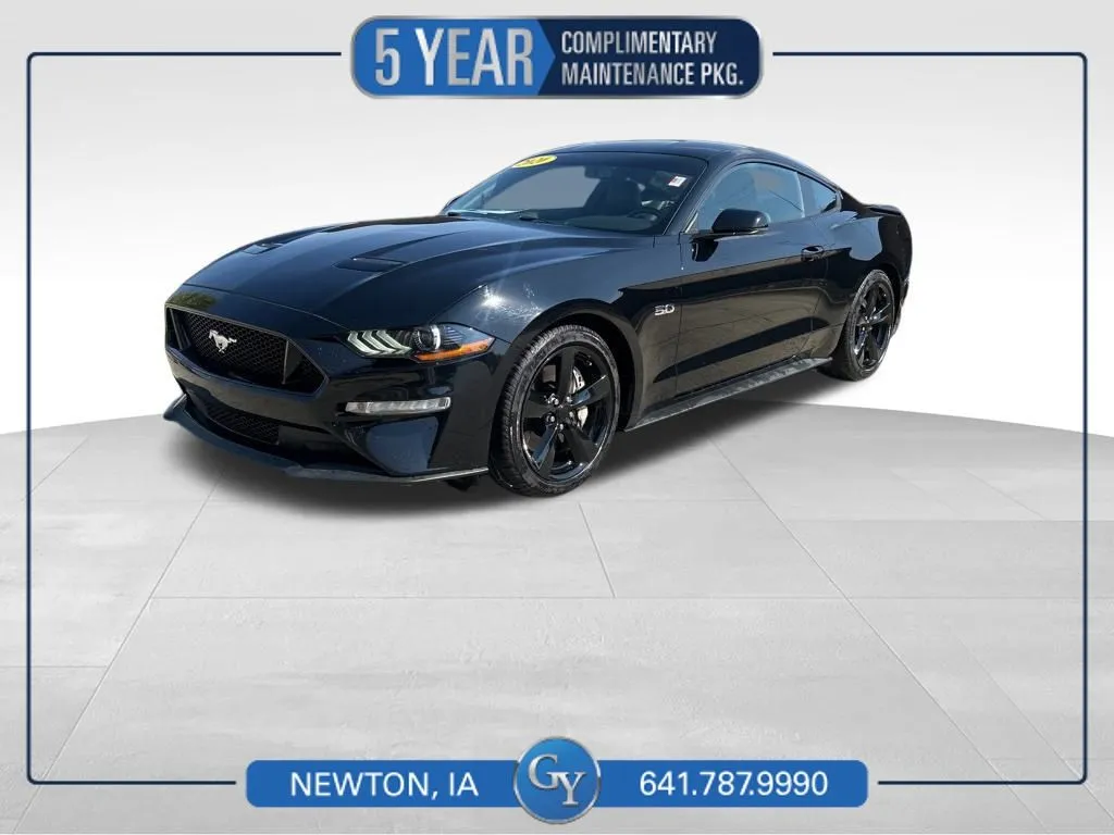 Black 2020 Ford Mustang GT Premium for sale in Newton, IA