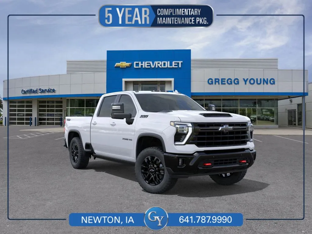 White 2025 Chevrolet Silverado 2500HD LTZ for sale in Newton, IA