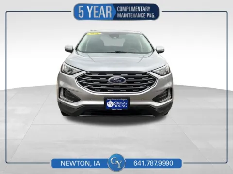 Silver 2024 Ford Edge Titanium for sale in Newton, IA