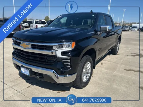 Black 2025 Chevrolet Silverado 1500 LT for sale in Newton, IA