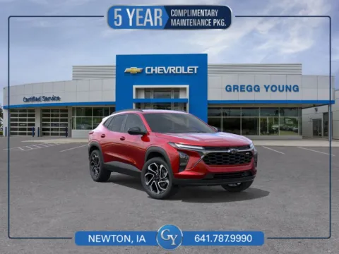 Red 2026 Chevrolet Trax 2RS for sale in Newton, IA