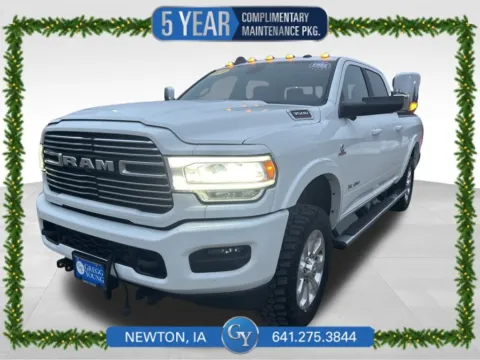 White 2019 Ram 3500 Laramie for sale in Newton, IA