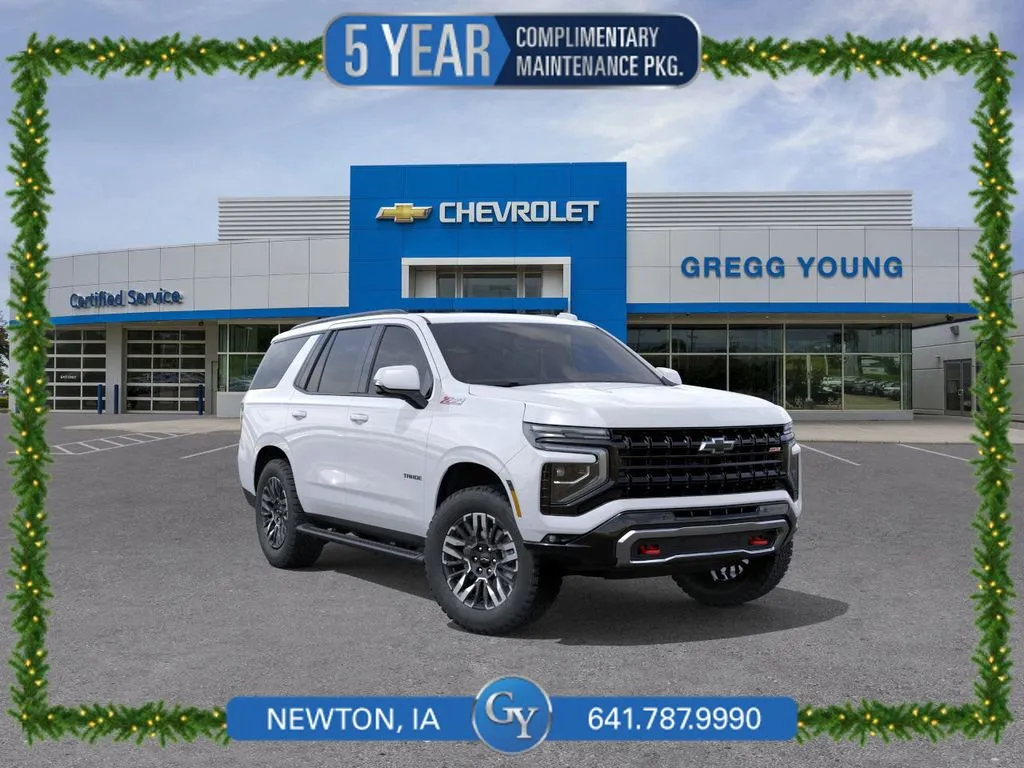 White 2026 Chevrolet Tahoe Z71 for sale in Newton, IA