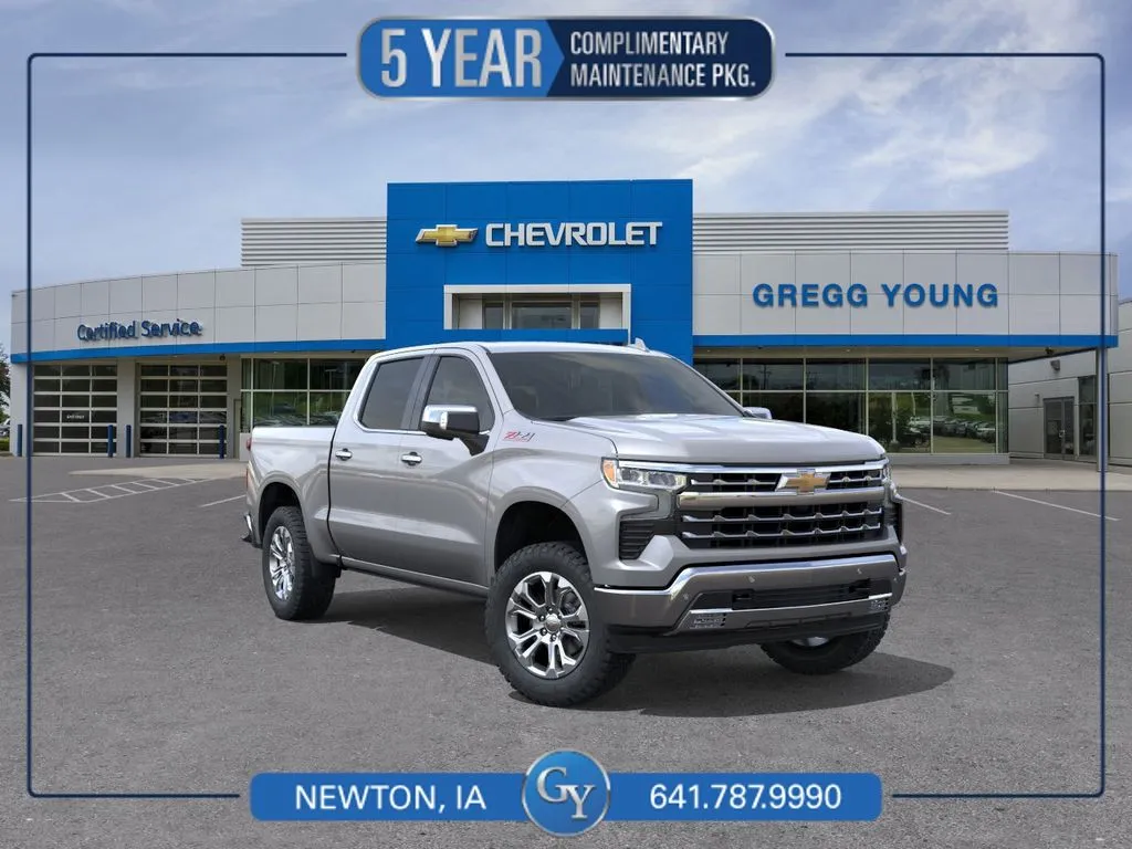 Gray 2026 Chevrolet Silverado 1500 LTZ for sale in Newton, IA