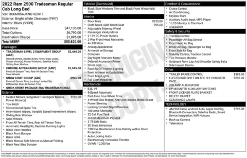 Photos of 2022 Ram 2500 Tradesman for sale in Newton, IA at Gregg Young Chevrolet Newton