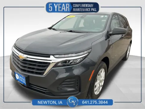 Gray 2022 Chevrolet Equinox LS for sale in Newton, IA