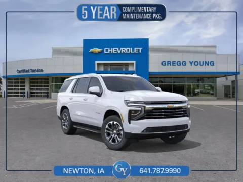 White 2026 Chevrolet Tahoe LT for sale in Newton, IA