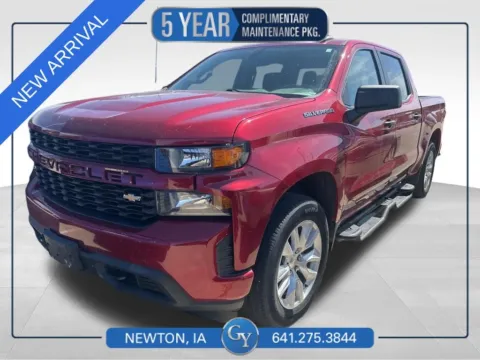 Red 2020 Chevrolet Silverado 1500 Custom for sale in Newton, IA