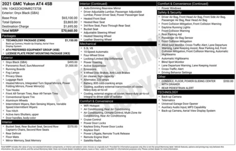Photos of 2021 GMC Yukon AT4 for sale in Newton, IA at Gregg Young Chevrolet Newton