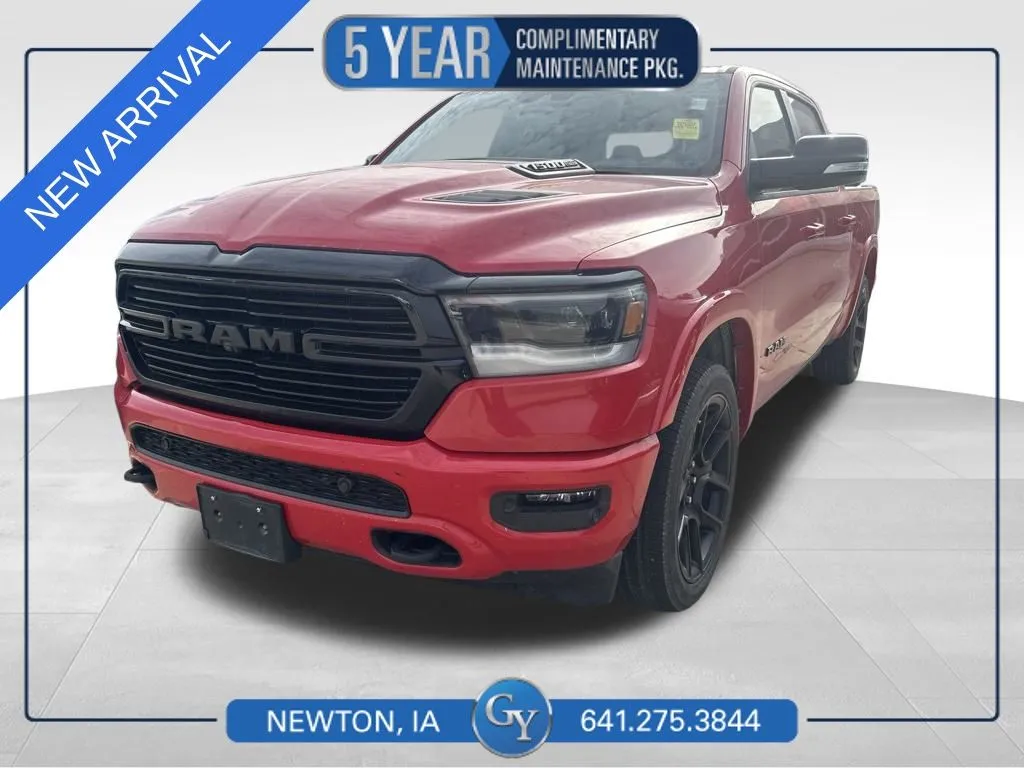Red 2021 Ram 1500 Laramie for sale in Newton, IA