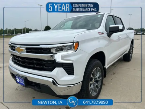 White 2026 Chevrolet Silverado 1500 LT for sale in Newton, IA