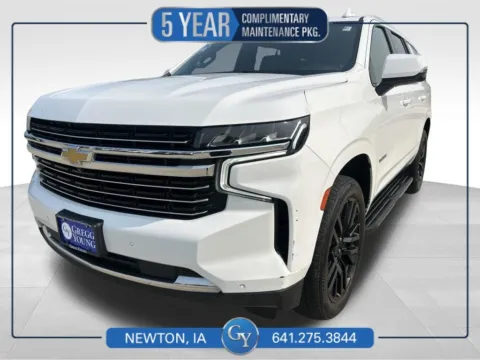 White 2021 Chevrolet Tahoe LT for sale in Newton, IA