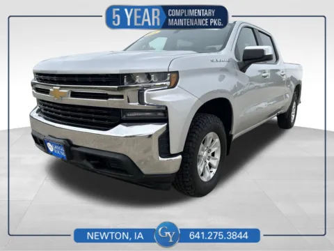 Silver 2021 Chevrolet Silverado 1500 LT for sale in Newton, IA