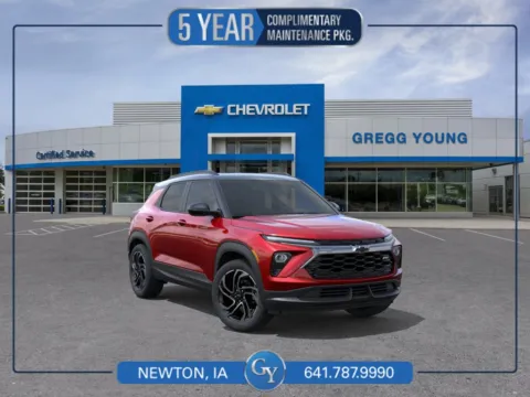 Red 2026 Chevrolet TrailBlazer RS for sale in Newton, IA
