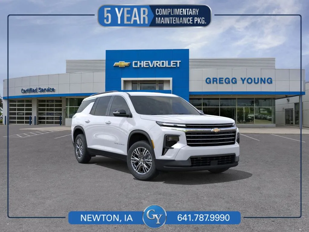 White 2026 Chevrolet Traverse LT for sale in Newton, IA