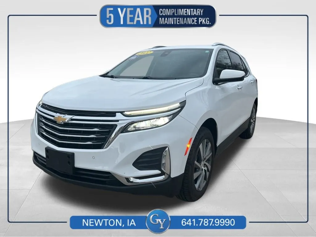 White 2022 Chevrolet Equinox Premier for sale in Newton, IA