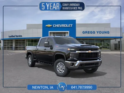 Black 2026 Chevrolet Silverado 3500HD LT for sale in Newton, IA