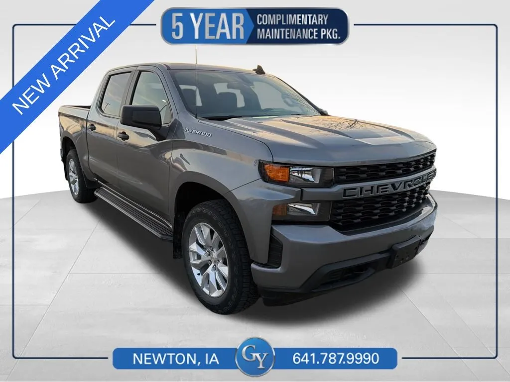 Gray 2020 Chevrolet Silverado 1500 Custom for sale in Newton, IA