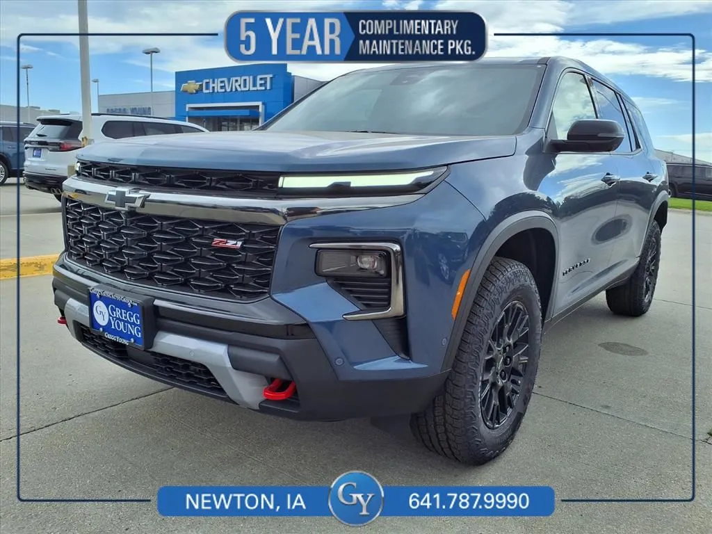 Blue 2026 Chevrolet Traverse Z71 for sale in Newton, IA