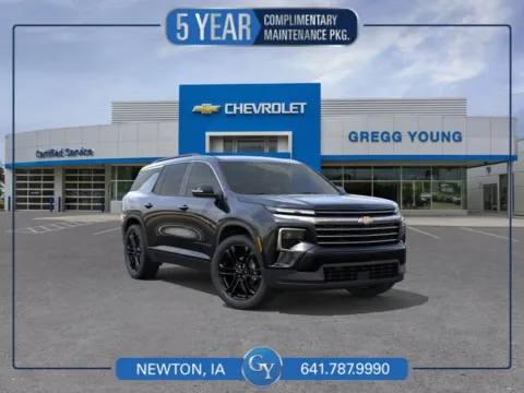 Black 2026 Chevrolet Traverse LT for sale in Newton, IA