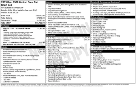 Photos of 2019 Ram 1500 Limited for sale in Newton, IA at Gregg Young Chevrolet Newton