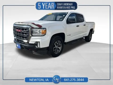 White 2021 GMC Canyon AT4 w/Leather for sale in Newton, IA