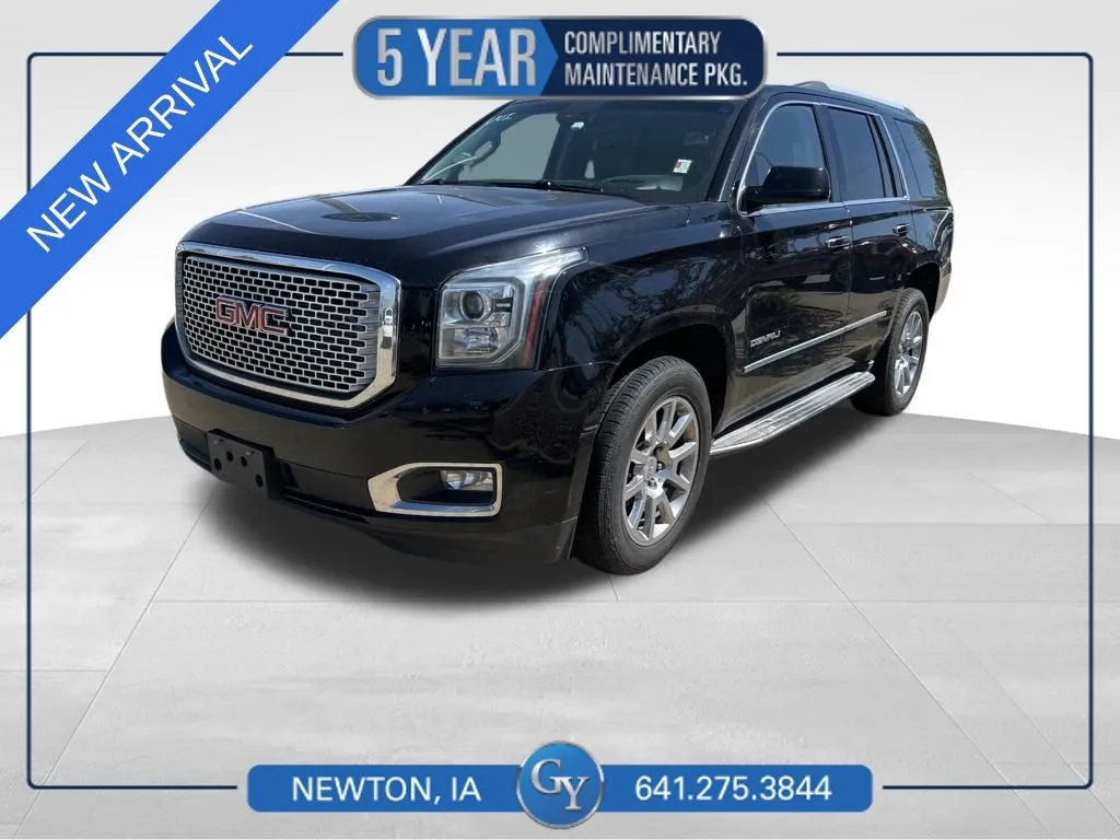 Black 2015 GMC Yukon Denali for sale in Newton, IA