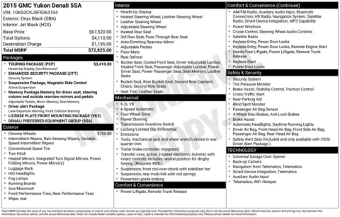 Photos of 2015 GMC Yukon Denali for sale in Newton, IA at Gregg Young Chevrolet Newton