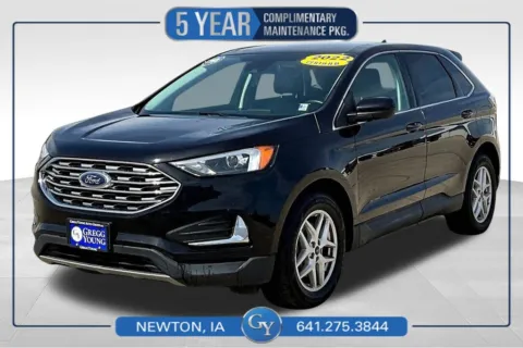Black 2022 Ford Edge SEL for sale in Newton, IA