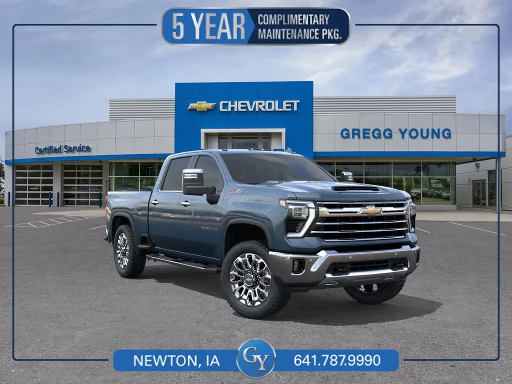 Blue 2026 Chevrolet Silverado 2500HD LTZ for sale in Newton, IA