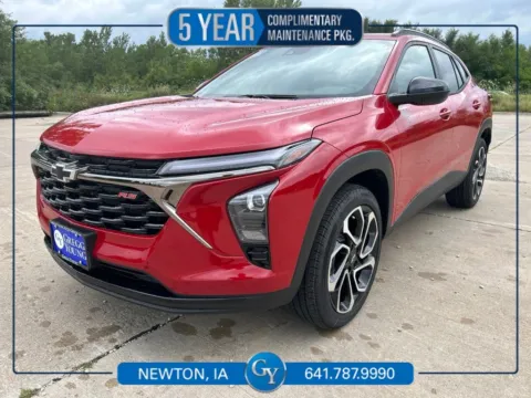 Red 2026 Chevrolet Trax 2RS for sale in Newton, IA