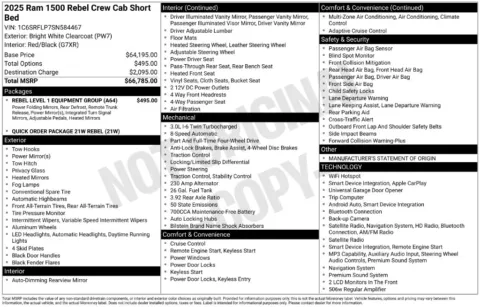 Photos of 2025 Ram 1500 Rebel for sale in Newton, IA at Gregg Young Chevrolet Newton