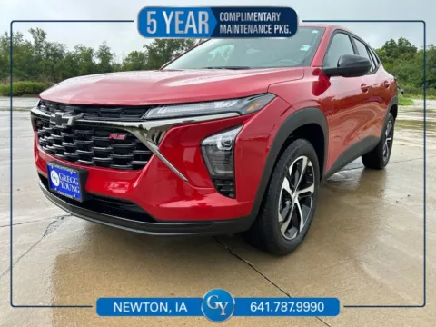 Red 2026 Chevrolet Trax 1RS for sale in Newton, IA