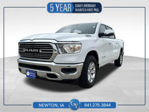 White 2024 Ram 1500 Laramie for sale in Newton, IA