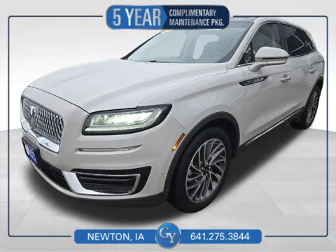 White 2020 Lincoln Nautilus Reserve for sale in Newton, IA
