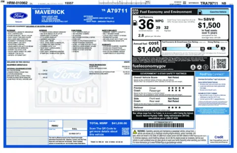 Another view of 2026 Ford Maverick Lariat for sale in Newton, IA at Gregg Young Chevrolet Newton