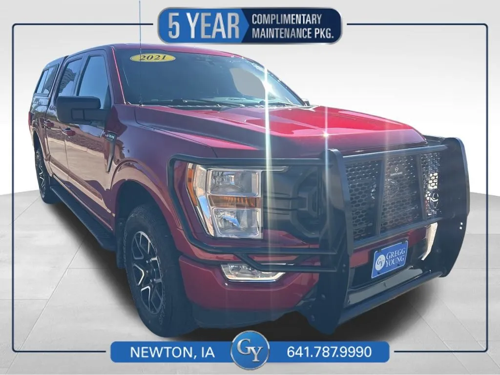 Red 2021 Ford F-150 XLT for sale in Newton, IA