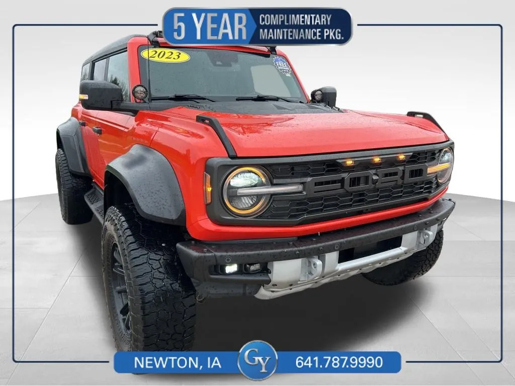 Orange 2023 Ford Bronco Raptor for sale in Newton, IA