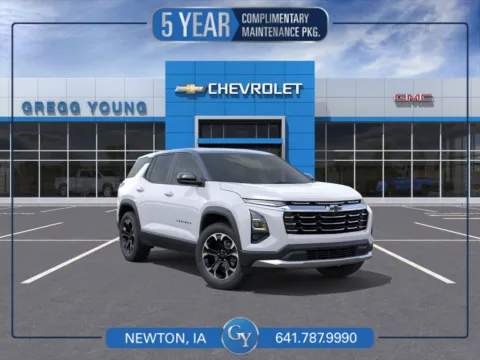 White 2026 Chevrolet Equinox LT for sale in Newton, IA