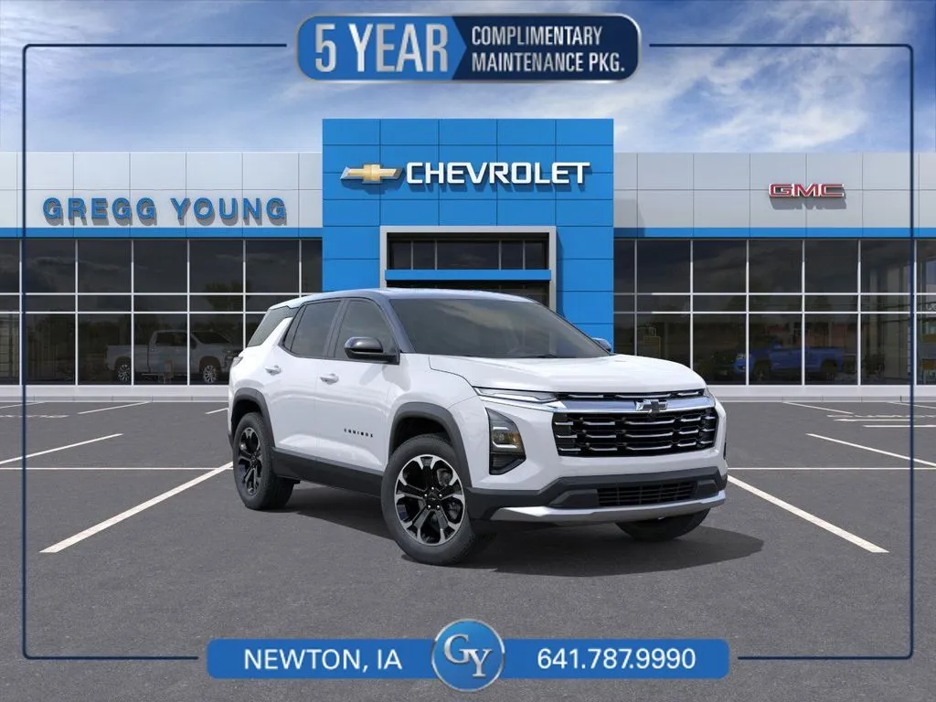 White 2026 Chevrolet Equinox LT for sale in Newton, IA