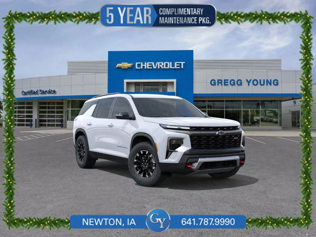 White 2026 Chevrolet Traverse Z71 for sale in Newton, IA