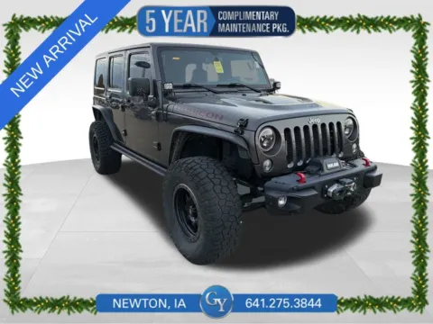 Gray 2016 Jeep Wrangler Unlimited Rubicon for sale in Newton, IA