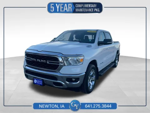 White 2022 Ram 1500 Big Horn/Lone Star for sale in Newton, IA