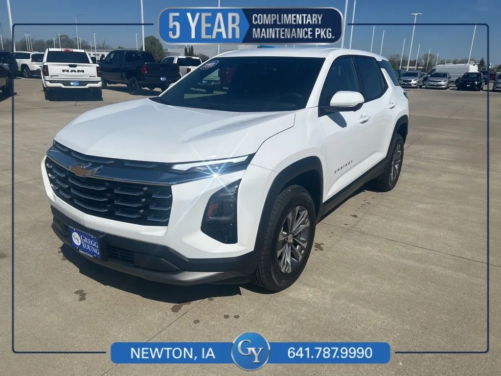 White 2026 Chevrolet Equinox LT for sale in Newton, IA